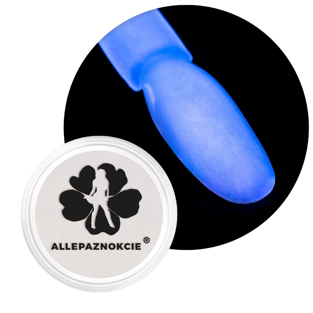 Pigmento neon UV per unghie in polvere Allepaznokcie n. 1, barattolo 0,6 g