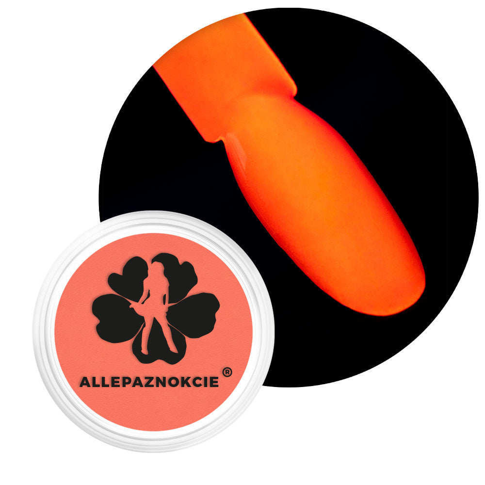 Pigmento neon UV per unghie in polvere Allepaznokcie n. 6, barattolo da 0,6 g