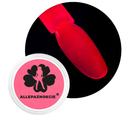 Pigmento neon UV per unghie in polvere Allepaznokcie n. 8, barattolo da 0,6 g