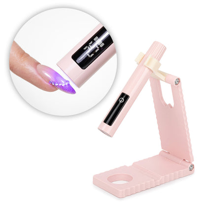 Lampada UV/LED per unghie mini senza fili GNB 8809, rosa