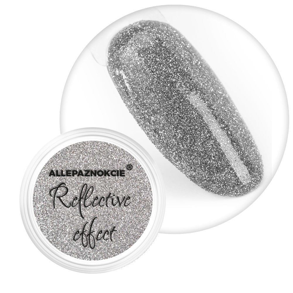 Polvere riflettente per unghie Allepaznokcie Reflective Effect n. 1, 1 g