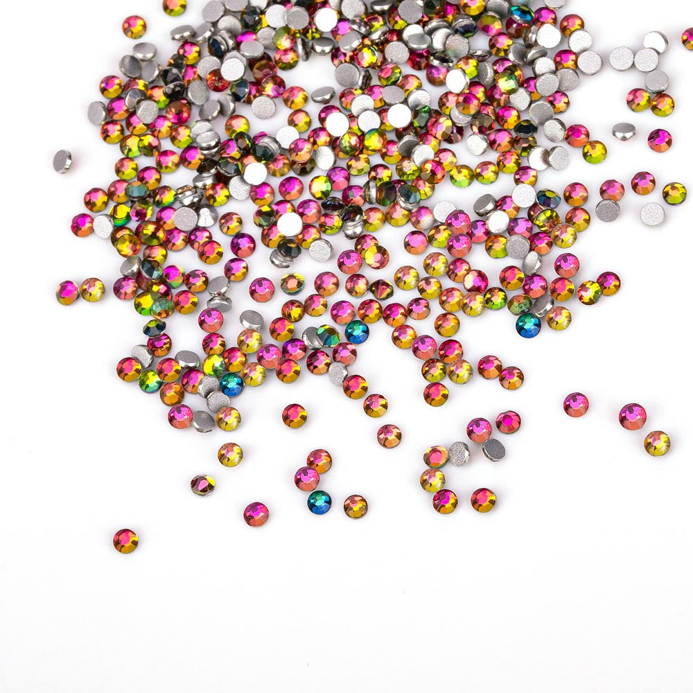 Strass per unghie in vetro SS5 Vulcano, confezione da circa 1440 pezzi