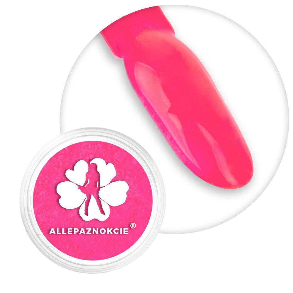Polvere per unghie effetto fumo Smoke Nails Allepaznokcie n. 8 neon rosa chiaro