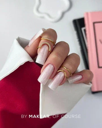 Makear Challengel Builder Gel Milky Pink Shimmer 50ml - Lady&Oscar