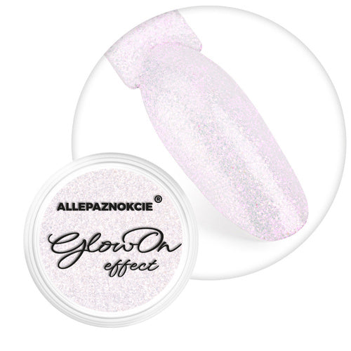 Polvere GlowOn Allepaznokcie Aria nel vasetto da 3 ml