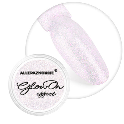 Polvere GlowOn Allepaznokcie Aria nel vasetto da 3 ml