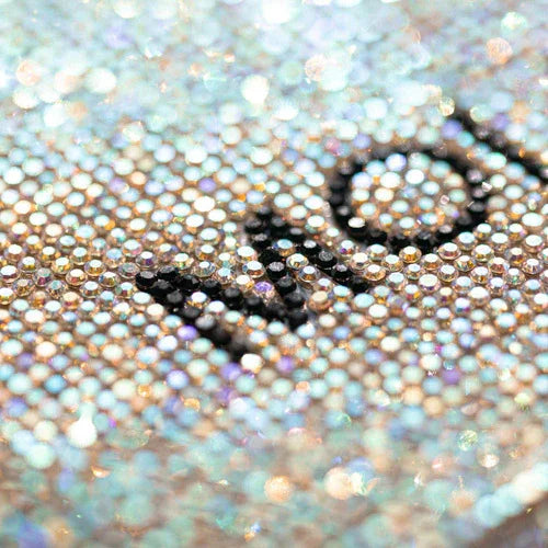 Lampada UV/LED Molly Nails da 36W per unghie, adatta a smalti ibridi, gel e gel acrilici, senza fili e con strass, modello V9BAT,  - Lady&Oscar