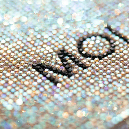 Lampada UV/LED Molly Nails da 36W per unghie, adatta a smalti ibridi, gel e gel acrilici, senza fili e con strass, modello V9BAT,  - Lady&Oscar