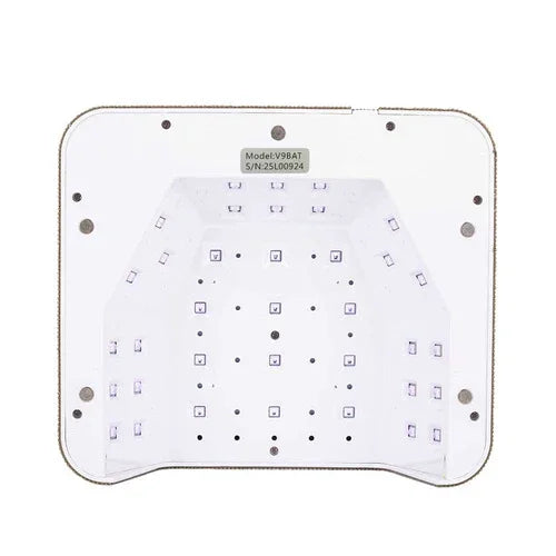 Lampada UV/LED Molly Nails da 36W per unghie, adatta a smalti ibridi, gel e gel acrilici, senza fili e con strass, modello V9BAT,  - Lady&Oscar