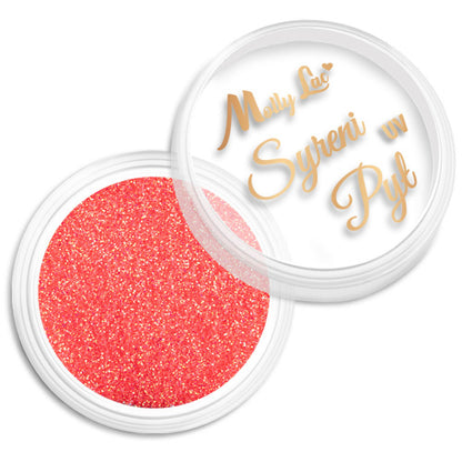 Polvere neon MollyLac Syreni UV n. 4 - effetto sotto luce UV