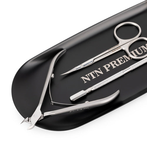 Vassoio portautensili in acciaio inox NTN Premium nero - Lady&Oscar