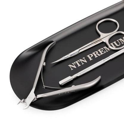Vassoio portautensili in acciaio inox NTN Premium nero - Lady&Oscar