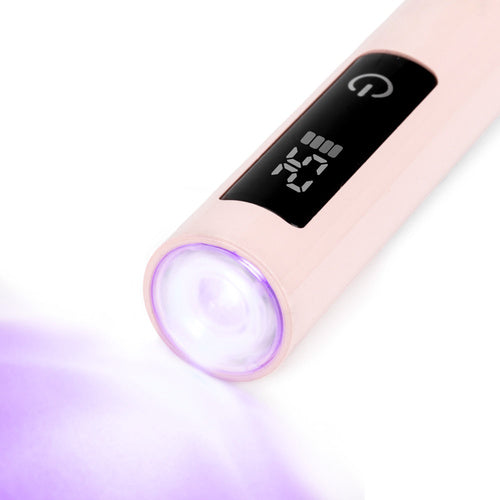 Lampada UV/LED mini 8809 rosa, vista di dettaglio