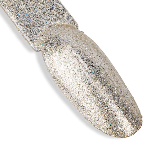 Silver Magic Dust Allepaznokcie, dettaglio della polvere argento