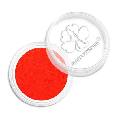Manicure con polvere Smoke Nails neon arancio scuro n. 6