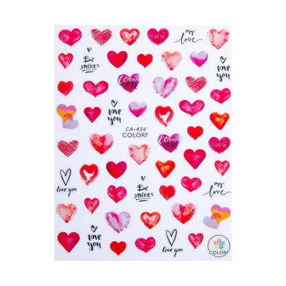 Adesivi per unghie GNB San Valentino CA-434, decorazione applicata sulle unghie