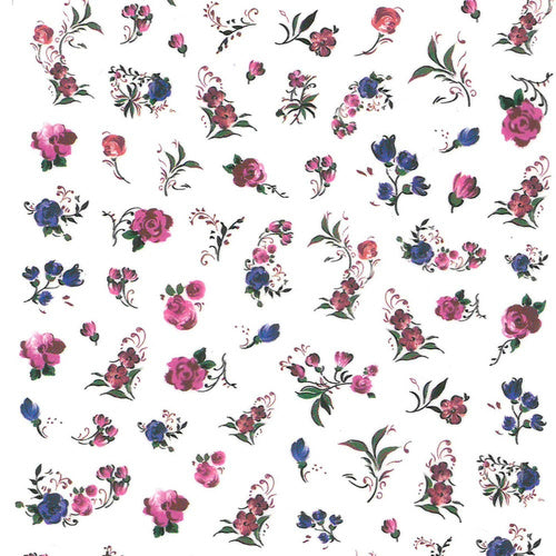 Adesivi per unghie fiori R015, altra vista