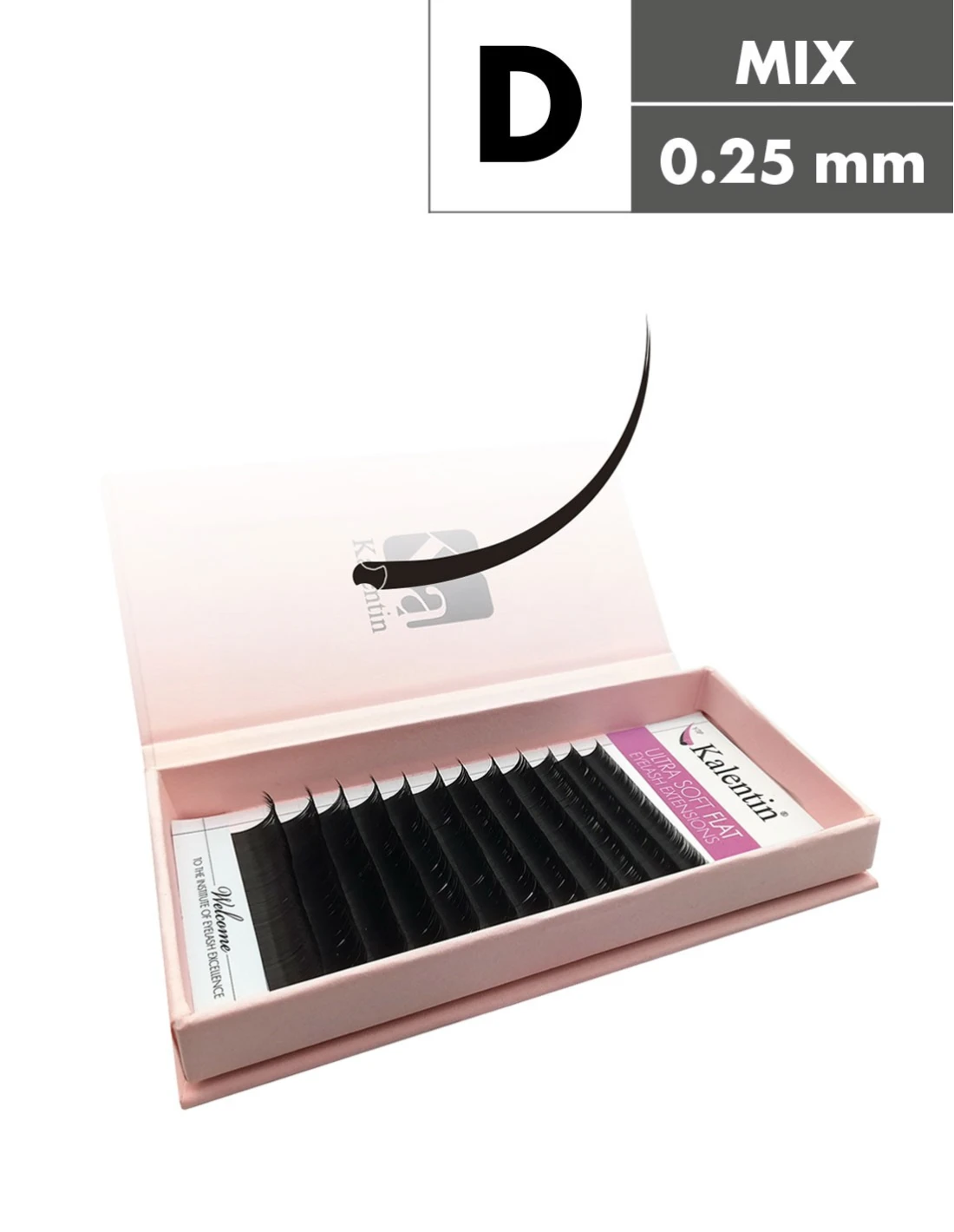 Kalentin Extension Ciglia Flat/Ellipse DMixBox-0.25