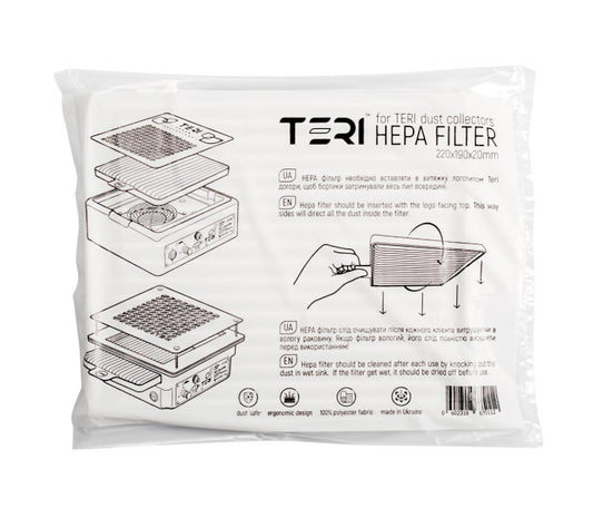 Filtro HEPA universale per aspiratori unghie Teri