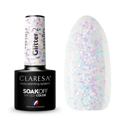 Claresa Smalto Semipermanente 2 Glitter - 5g - Lady&Oscar