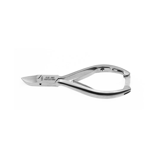 X-CARE INOX + Tronchese unghie concavo, doppia molla, chiusura 12 cm