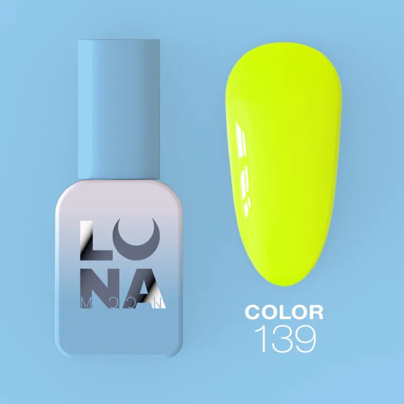 Lunamoon Color N°139 8ml - smalto gel neon lime