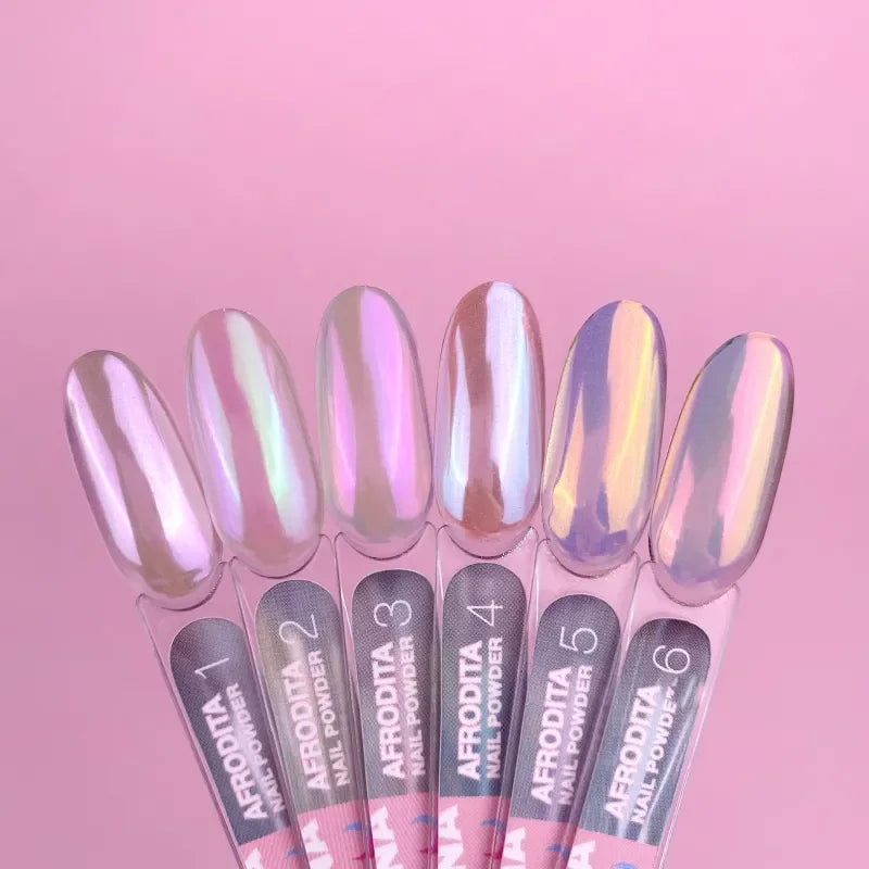 Lunamoon Afrodita Nail Powder Set 6pcs - Lady&Oscar