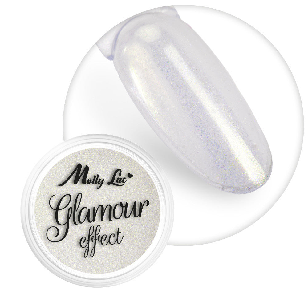 Vasetto di polvere dorata MollyLac Glamour Effect Gold n. 2