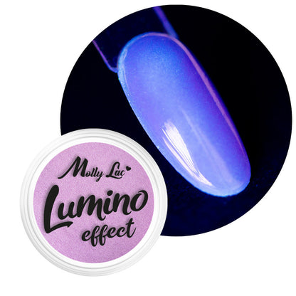 Vasetto di polvere fosforescente MollyLac Lumino Effect n. 7