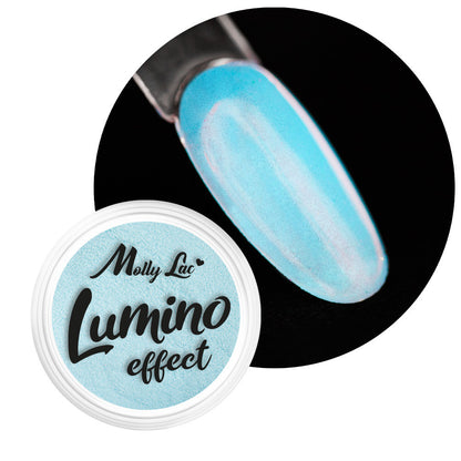 Vasetto di polvere fosforescente MollyLac Lumino Effect n. 9