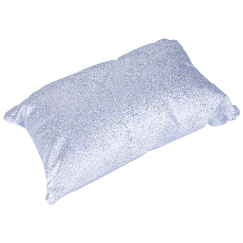 Cuscino per bracciolo con effetto manicure, glitter olografico