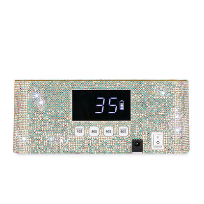 Lampada UV/LED da 36 W senza fili, con strass V9BAT MollyNails