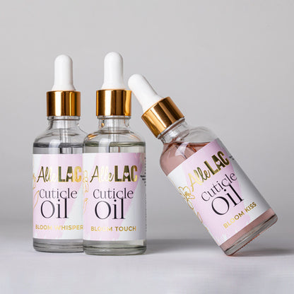 AlleLac Olio per cuticole con contagocce, profumo Bloom Touch, 50 ml