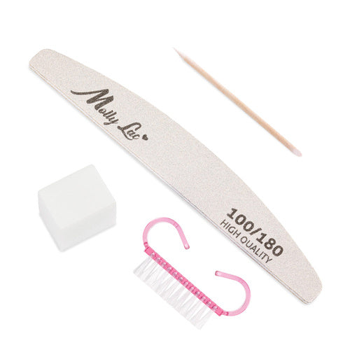 Molly Lac Kit Fai da te con lima da 100/180