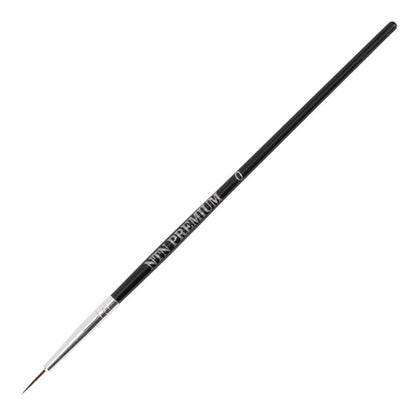 Pennelli per nail art NTN Premium neri, misura 0