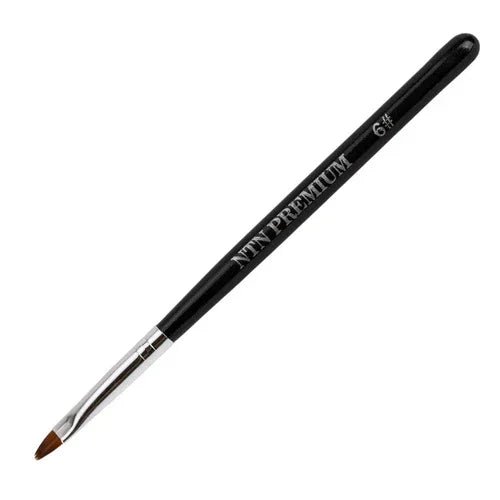Pennello in gel ovale nero opalescente NTN Premium, misura 6