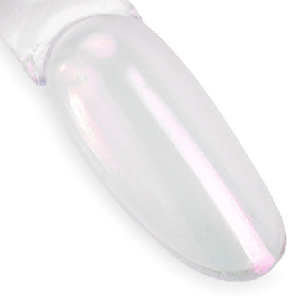 Unghie con finish perlato MollyLac Glamour Effect Fire n. 3