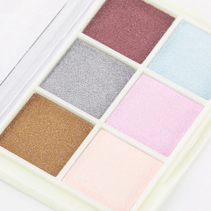 Polvere per unghie effetto specchio, kit a 6 colori, Molly Nails n. 1