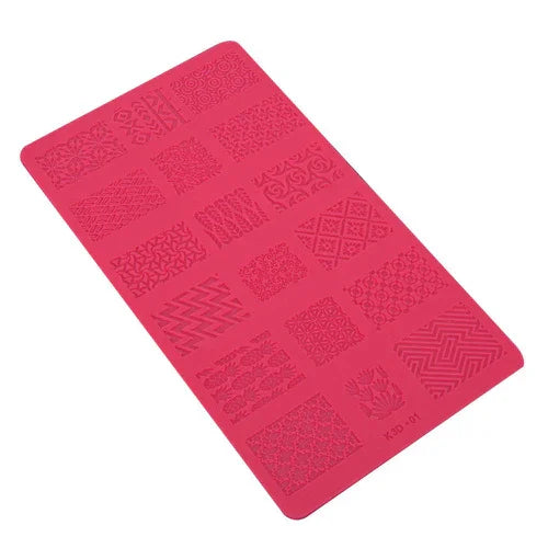 Stampi in silicone per decorare con gel in polvere (modello 1)