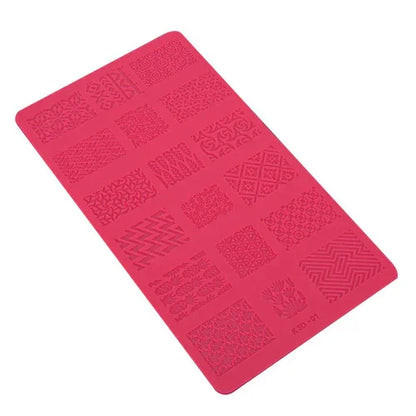Stampi in silicone per decorare con gel in polvere (modello 1)