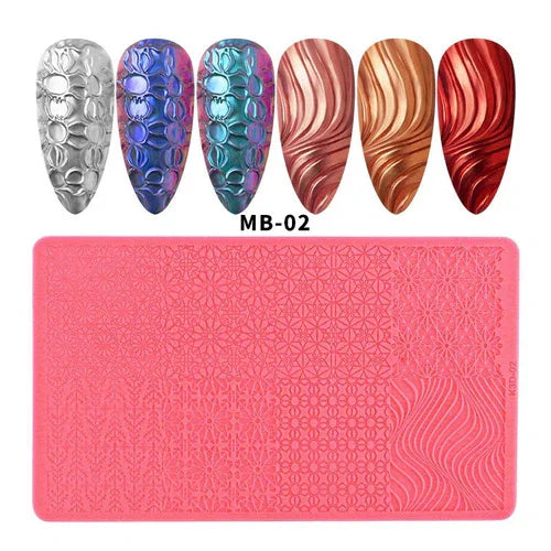 Stampi in silicone per decorare con gel in polvere (modello 2)
