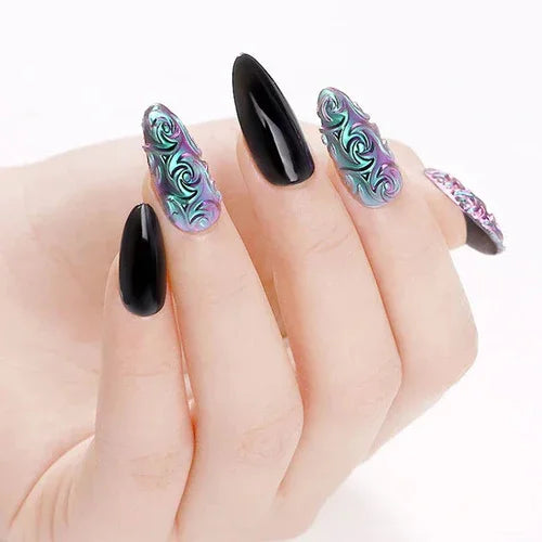 Stampi in silicone per decorare con gel in polvere (modello 2)