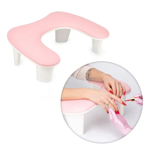 Supporto per manicure Molly Nails con gambe, rosa, 