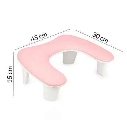 Supporto per manicure Molly Nails con gambe, rosa, 