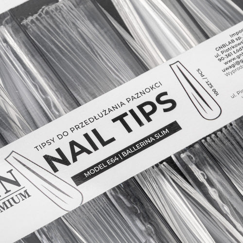 Punte per unghie NTN Premium ballerina slim quick extension tips 100 p