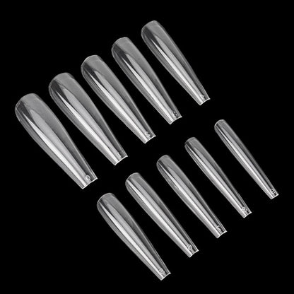 Punte per unghie NTN Premium ballerina slim quick extension tips 100 p