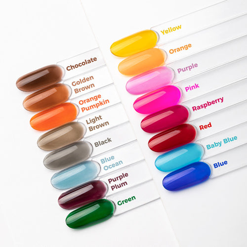 Top coat colorato senza dispersione Crystal Glass Molly Nails Chocolate HEMA/Di-HEMA Free 10g,