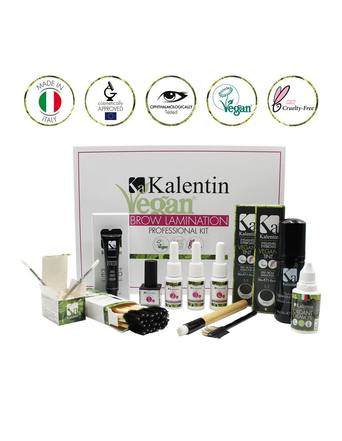 Kalentin Kit Laminazione sopracciglia vegano