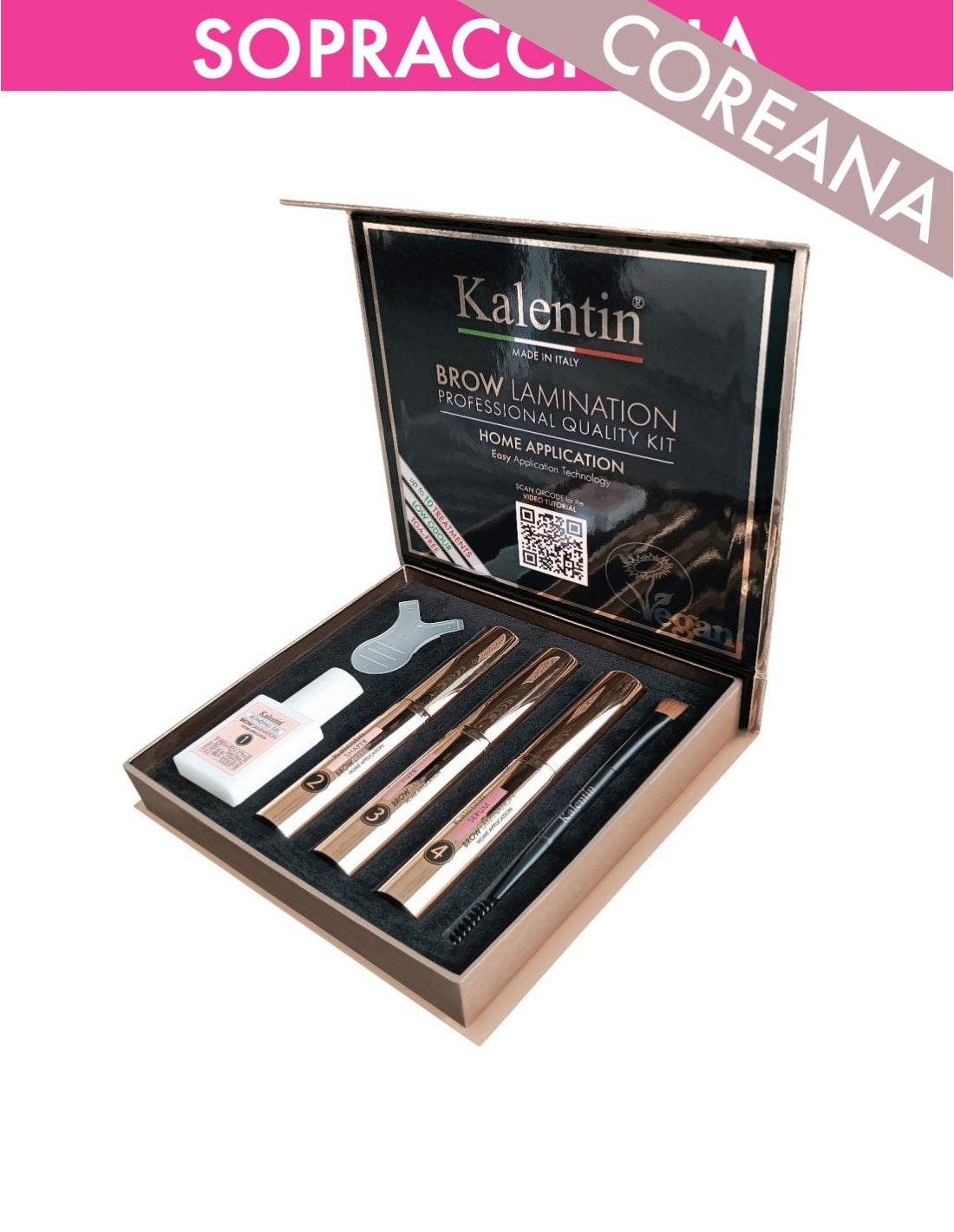 Kalentin Kit Laminazione sopracciglia, applicazione a domicilio