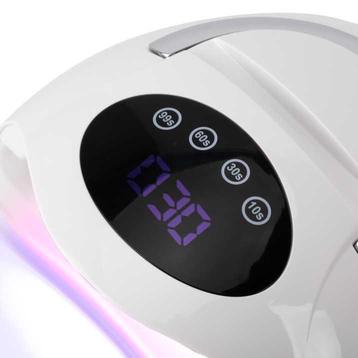 Lampada UV/LED per unghie 258W per smalti ibridi, gel e gel acrilici, bianca X17 MAX - Lady&Oscar